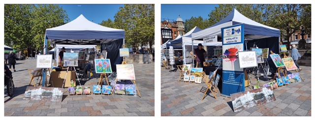 Artscene Market stall